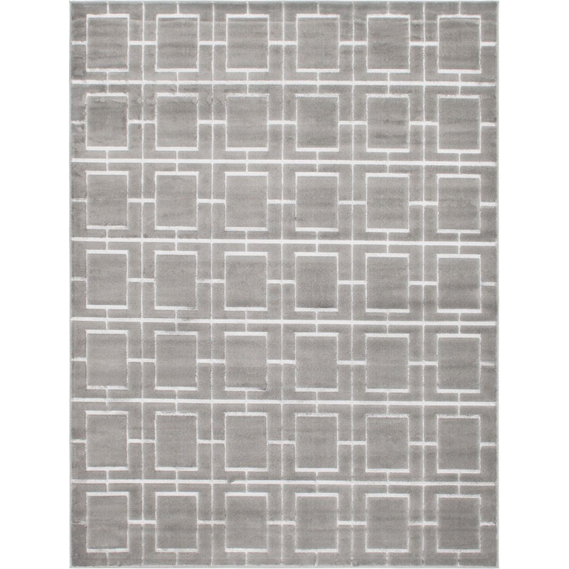 Corando Abstract Indoor Rug, Rectangle 9' x 12'