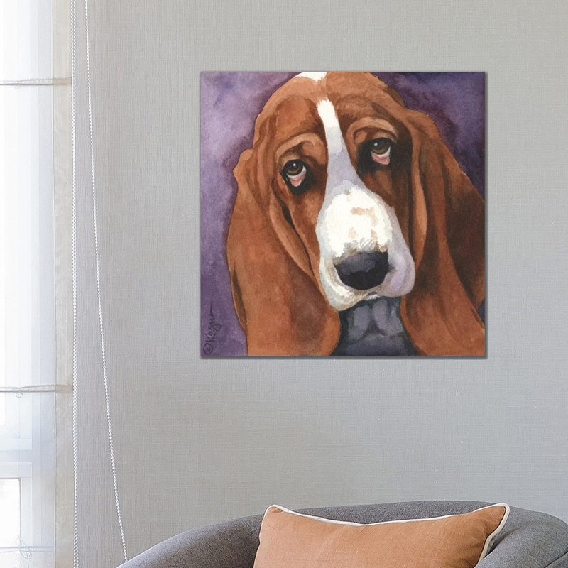 Toby 1 Piece Painting on Canvas, 66.04 cm H x 66.04 cm W x 1.91 cm D, Wrapped Canvas