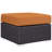 Ensemble de conversation modulaire en rotin 3 pièces avec coussins Elswick-833478836