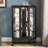 Curio Cabinet With Tempered Glass Doors