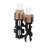 Cade Architectural Pillar Candle Holder- Short-666484436