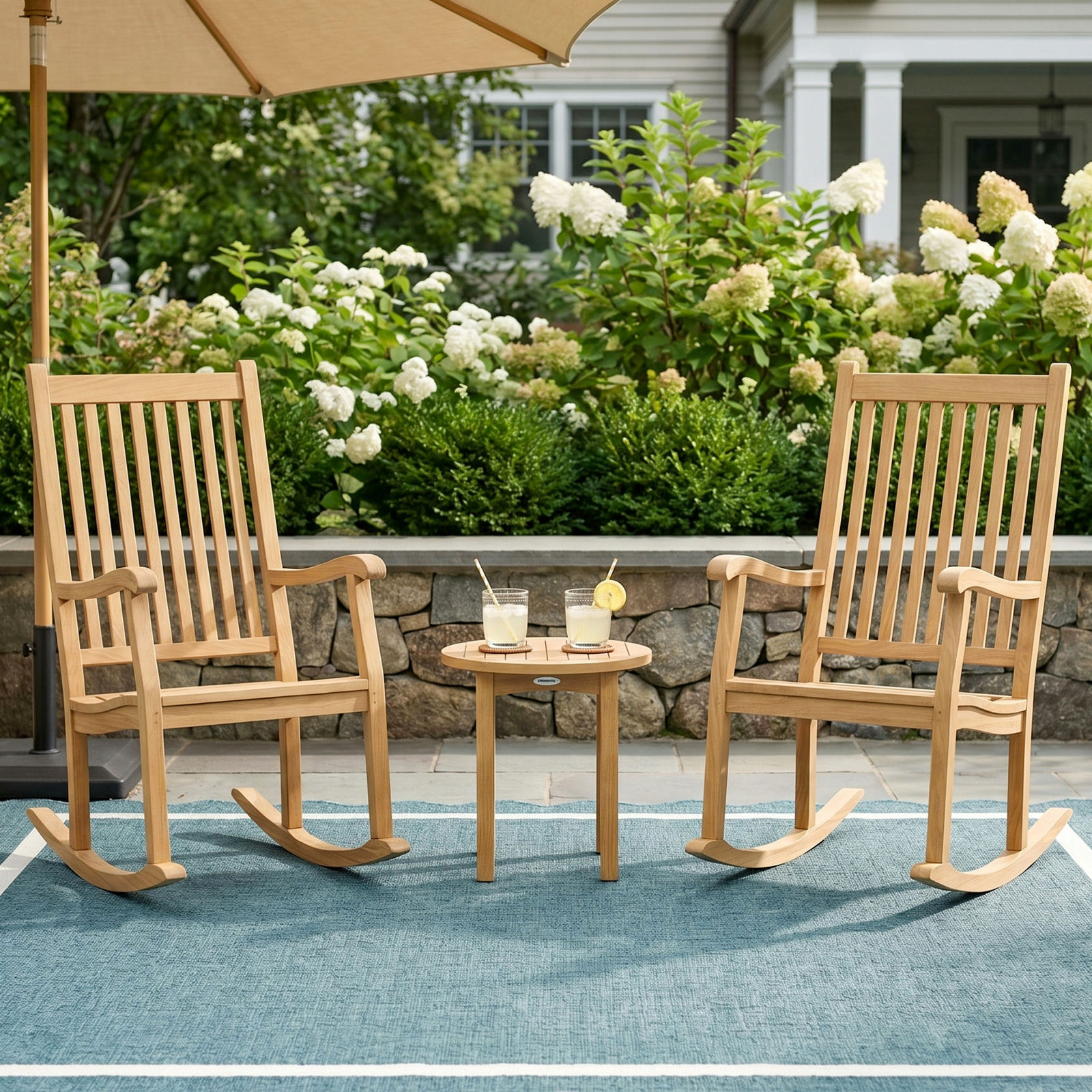Jakarta Teak Patio Rocking Chair