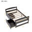 Lit plateforme simple avec deux tiroirs-1114891321