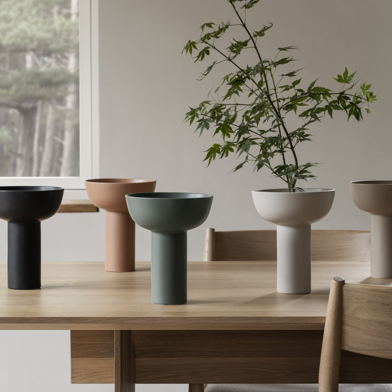 8.3" Ceramic Table Vase, Nomad