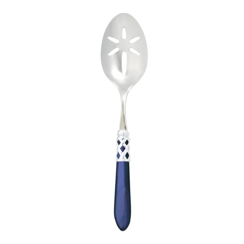 Aladdin Pierced Table Spoon, Brilliant Blue
