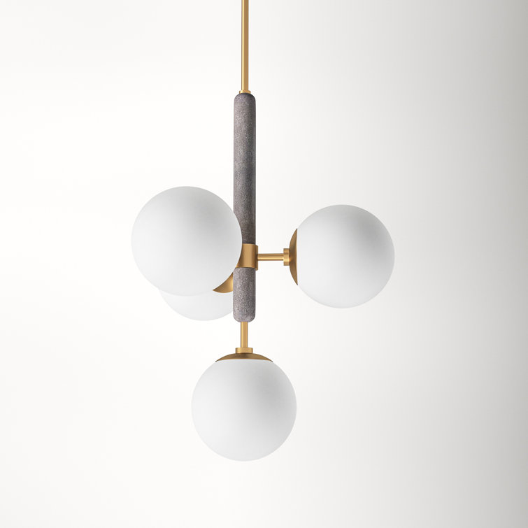 Harley 4 - Light Unique / Statement Modern Linear Chandelier