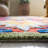 Gulledge Oriental Handmade Tufted Red/Blue/Yellow Area Rug-261246120