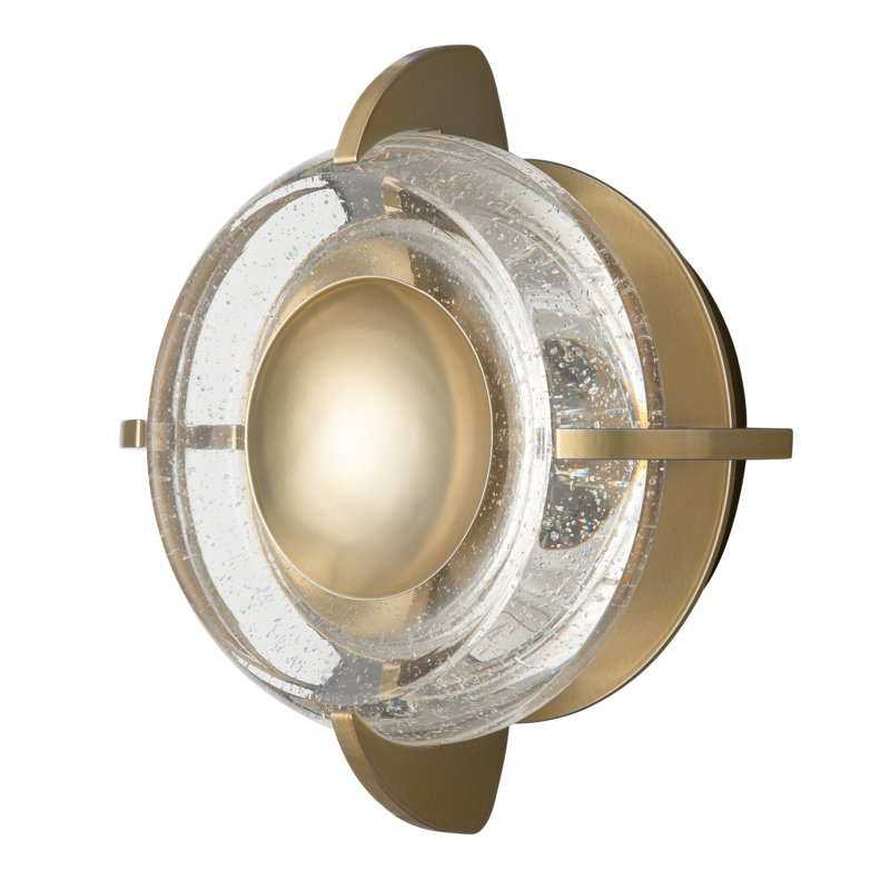 Lustra Flush Mount, Modern Brass