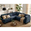 Canapé-lit modulaire avec repose-pieds Chenille-1046906514-832277101