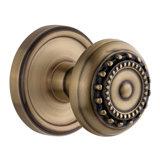 Grandeur Georgetown Rosette Double Dummy with Parthenon Door Knob