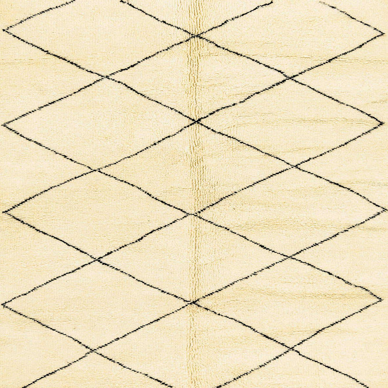 Tapis abstrait moderne 2930, Carré 5 pi