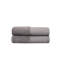 Ensemble de serviettes essuie-mains 100% coton de qualité supérieure, gris et blanc, 19,7 po x 35,4 po | 510 g / m² pour l'absorption et la douceur | Lavage délicat, lavable à la machine, articles de toilette de luxe pour la maison et le spa-322692362