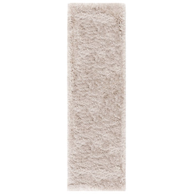 Gentas Hand Tufted Shag Solid Color Area Rug