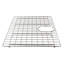 Grille d’évier en acier inoxydable 25 po x 13 po