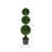 4' Artificial Triple Ball Green Cedar Topiary.