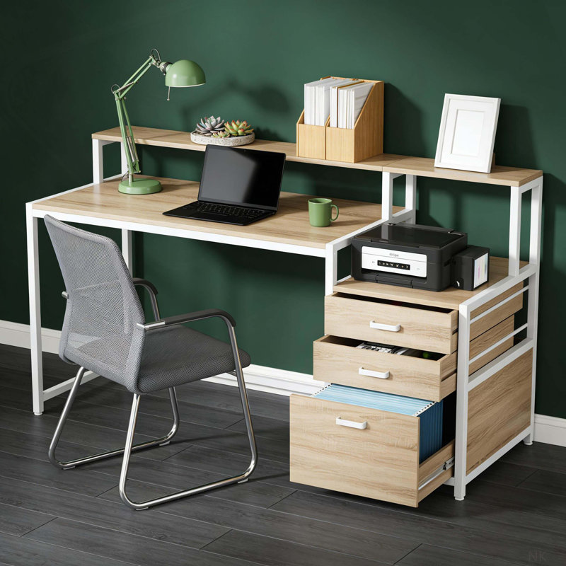 Computer Desk with Drawers