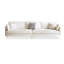 Coussin beige modulaire en similicuir-217144616-217144623