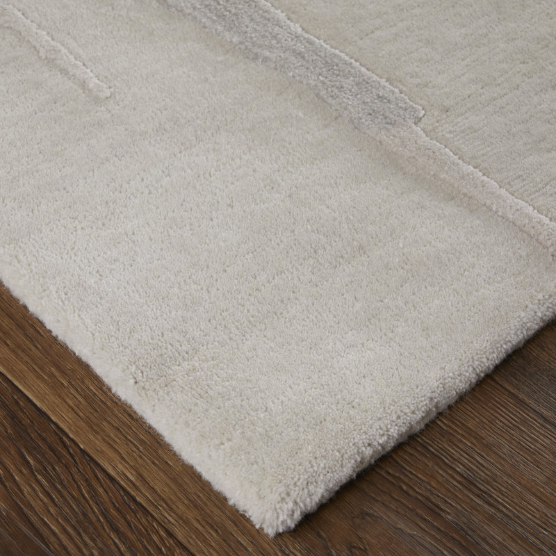 Tapis ivoire / bleu / gris Ramiro, Rectangle 2 pi x 3 pi