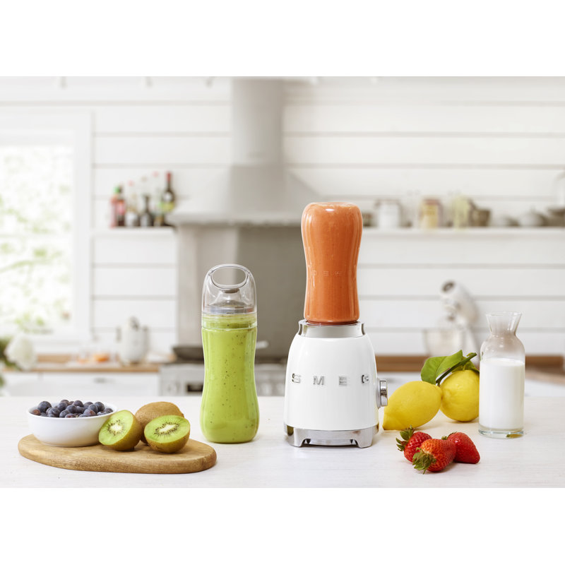 Smeg PBF01 50's Style Retro Personal Compact Blender, White
