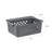 IRIS Small Plastic Storage Baskets, Gray