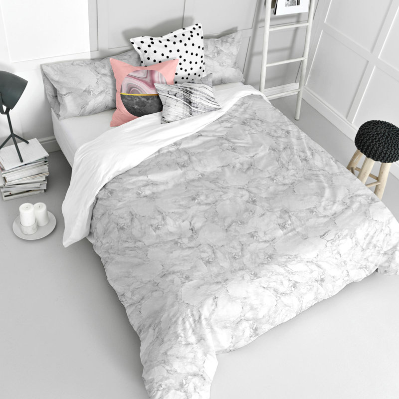 Deane Grey 150 TC Duvet Cover, Double Duvet Cover