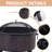 Archil Round Steel Smokeless