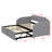Daybed with Upholstered Design, Pop-Up Trundle-974959278