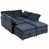 Polyester bleu foncé est en rupture de stock