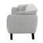 Canapé bouclé gris clair-917680325