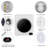 Winado 2.6 Cubic Feet Vented Electric Dryer