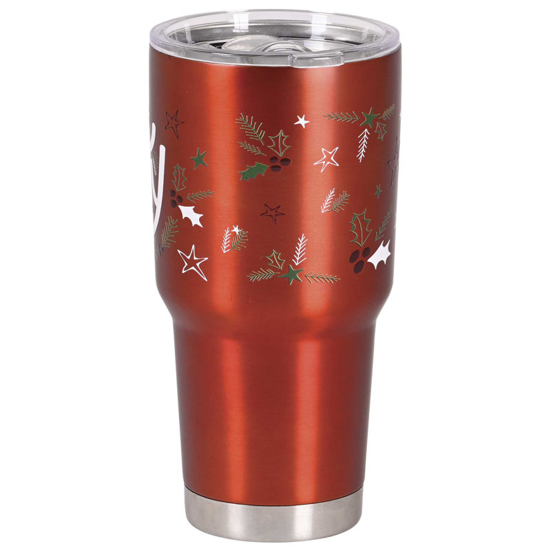 Confettis de Noël, gobelet rouge, Joy