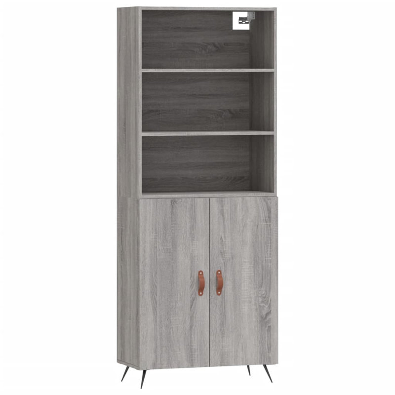 Meleya 69.5cm Sideboard, Grey Sonoma