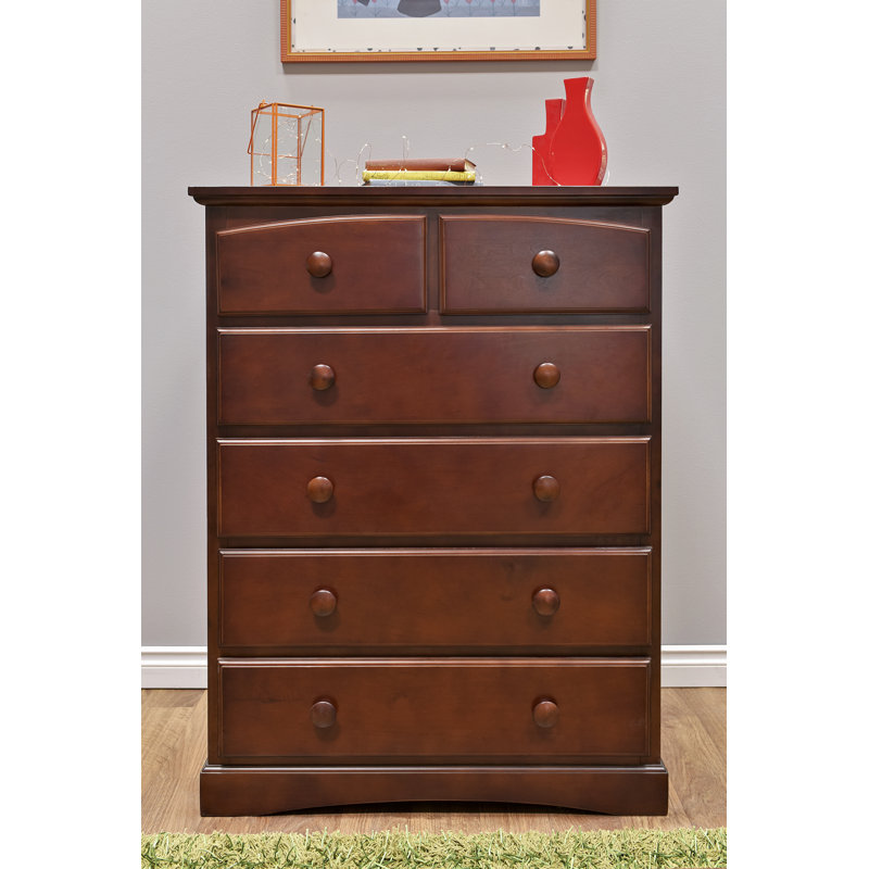 Sandisfield Kids 6 - Drawer Chest, Coffee