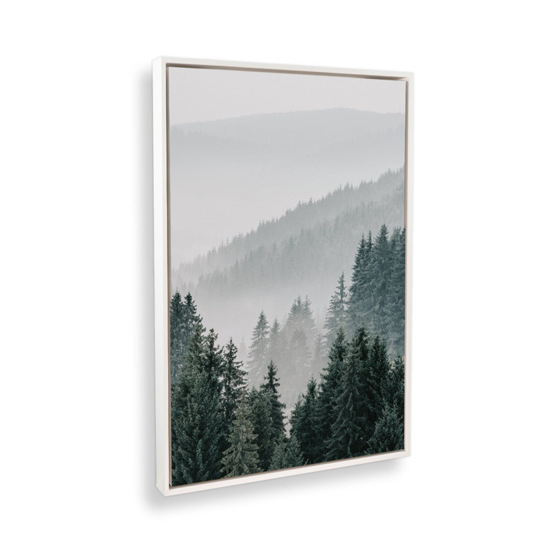 Bleron sur toile, 14" H x 10" W, Opaque White Floater Framed