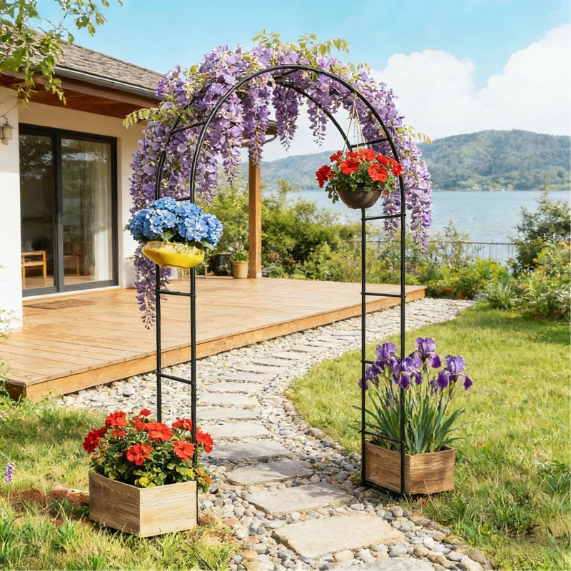 Treillis pour tonnelle d'extérieur, support pour arche de mariage, arche de jardin