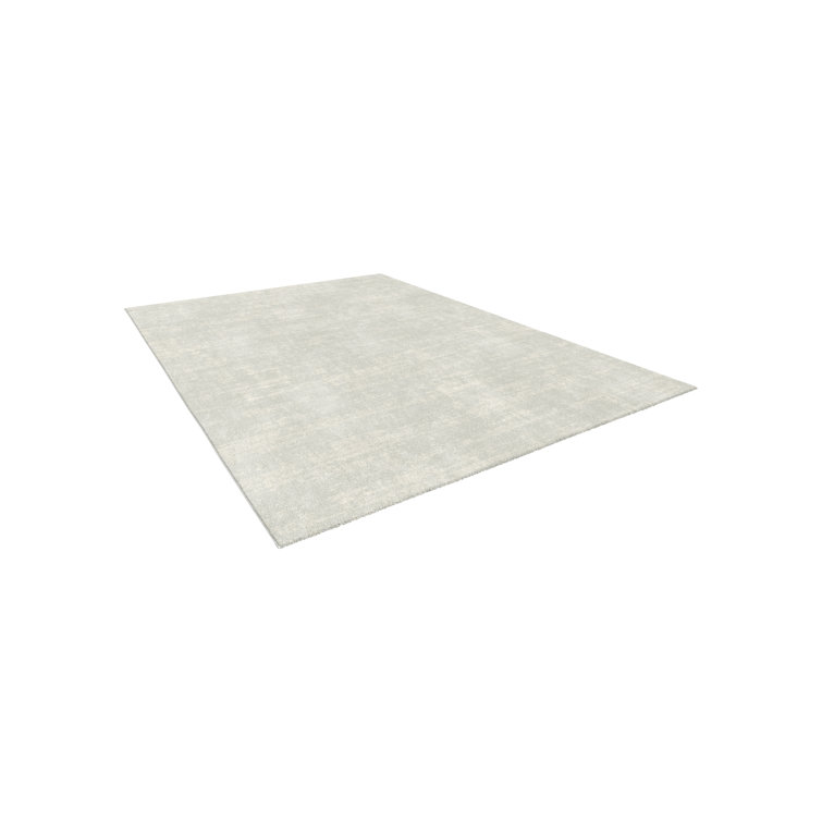Richmondville Smooth Low Pile Semi-Plain Grey Rug
