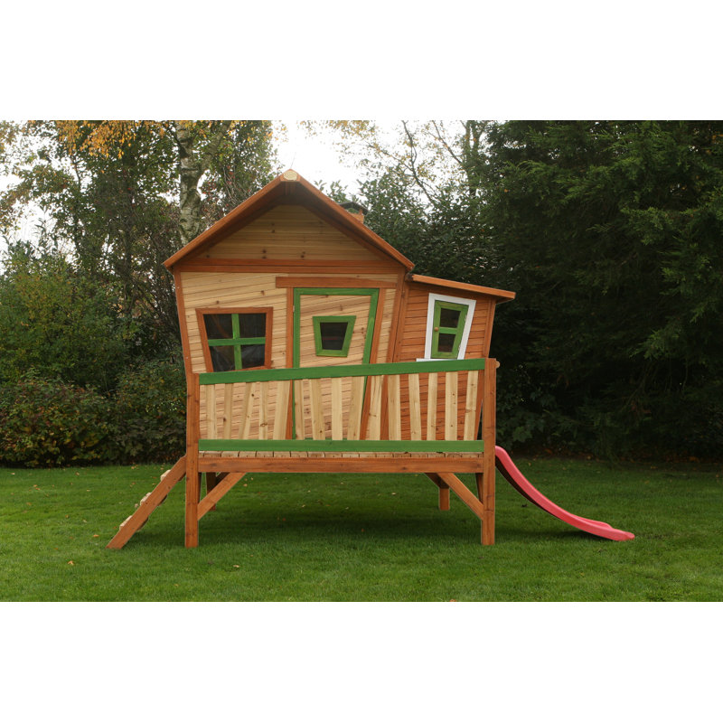AXI 345cm W x 180cm D Outdoor Hemlock Wood Playhouse