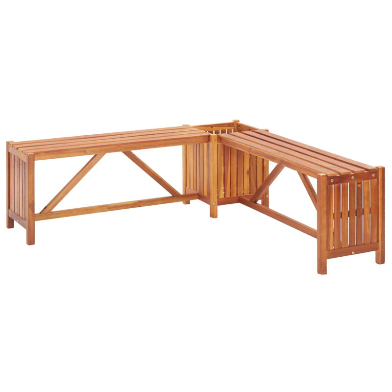 Cuffee Solid Wood Acacia Outdoor Bench