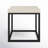 Brayton Square Wood End Table White Wash