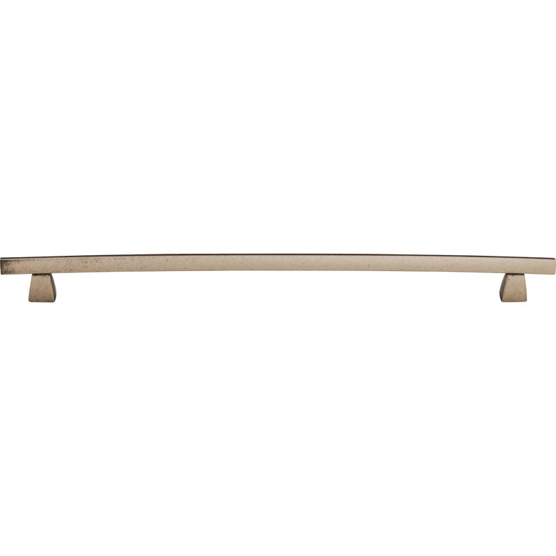 Arched Bar Pull, Pewter Antique, 12" Center to Center