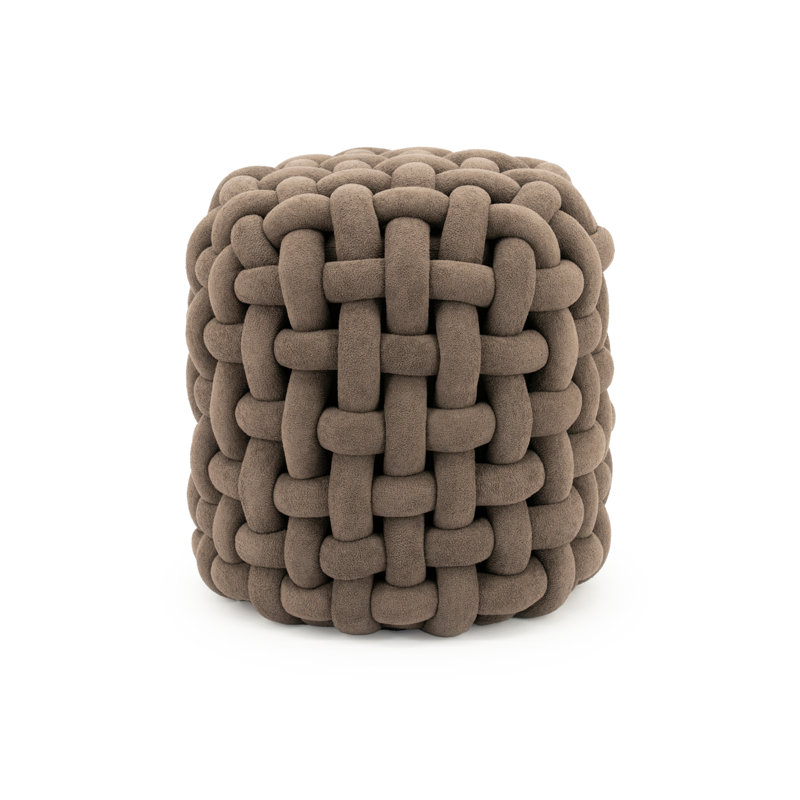 Accent Stool Upholstered Accent Stool, Brown