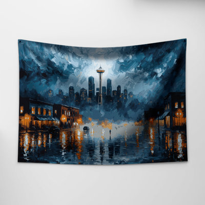 Tapisserie murale «Cities Seattle Seattle»