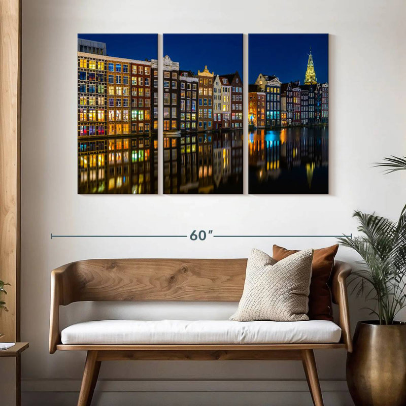 Sireci Amsterdam Reflections, 32" H x 50" W