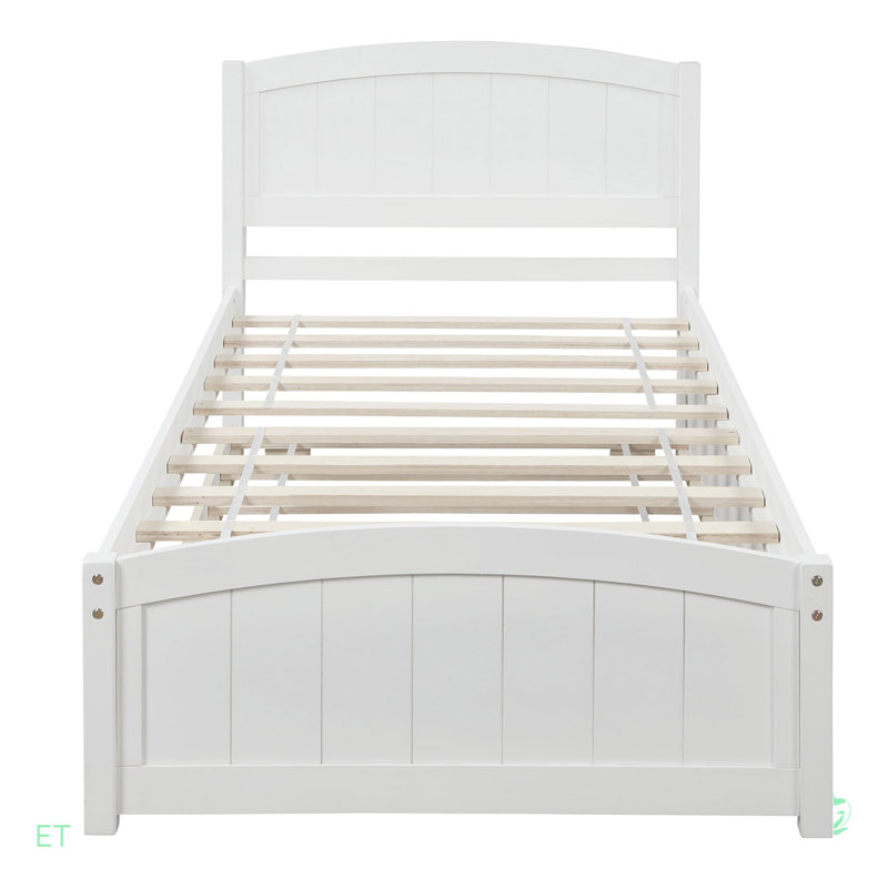 Lit plateforme simple avec lit gigogne