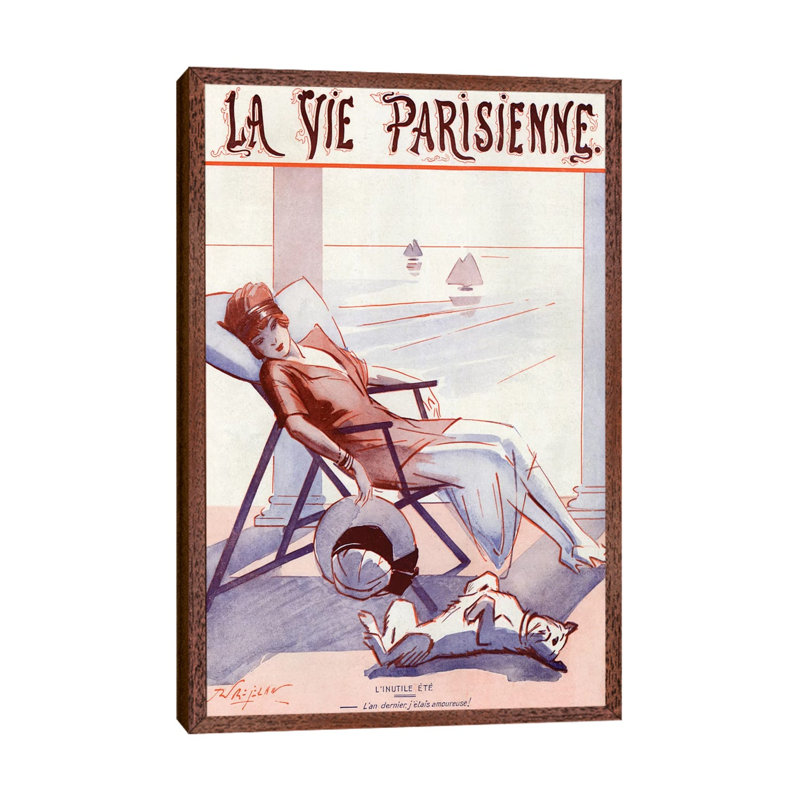 1920 La Vie Parisienne Magazine Cover by Rene Prejelan - Gallery-Wrapped Canvas Giclée on Canvas, 66.04 cm H x 45.72 cm W