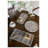 Scalloped Natural Gray Marble Serving Tray, 14x8 Inch Rectangular Stone Platter