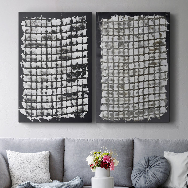 Impression sur toile tendue avec châssis Mercurial I-Premium - Prêt à être accroché, H 60 po x l 40 po