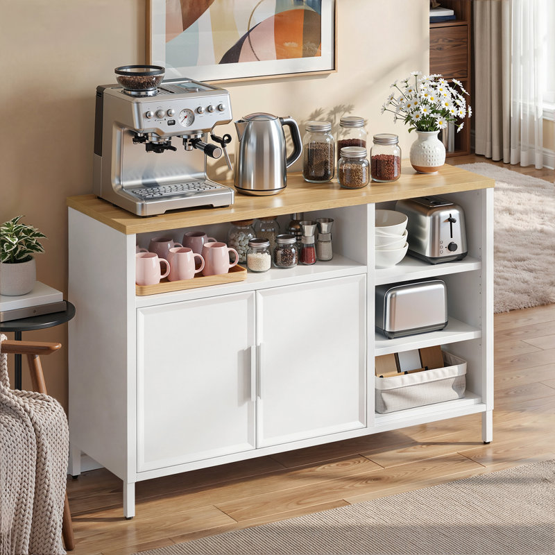 108cm W 3-Tier Sideboard, White