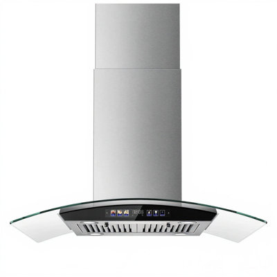 36 inches Range Hood Island Ceiling Stainless Steel