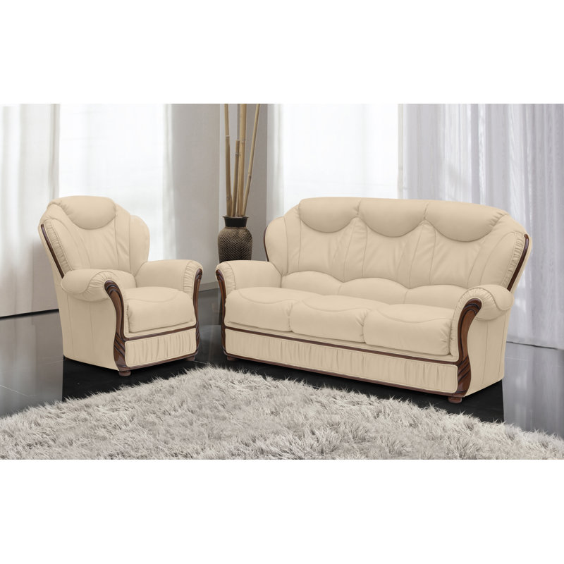 Kipling 2 - Piece Faux Leather Living Room Set, Toffee